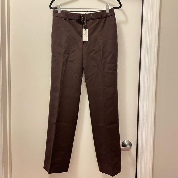 NWT Babaton Espresso Straight Leg Pants - Picture 2 of 6